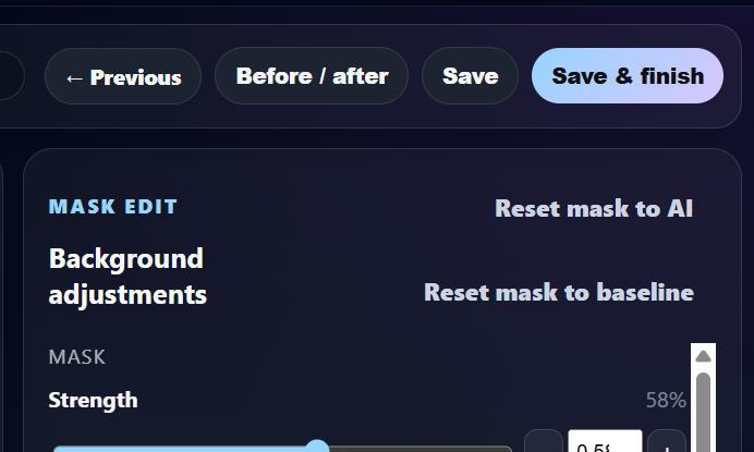 Human review workflow preview in ShutterColor